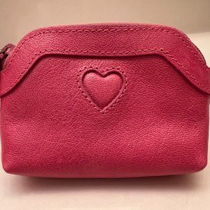 Brighton Pink Pebble Leather Coin Purse
